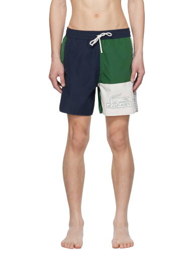 Lacoste Men's Lacoste Recycled Polyester Print Swim Trunks MH5635