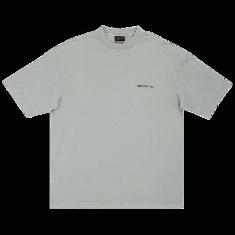 BALENCIAGA - Political Black Small Fit T-shirt