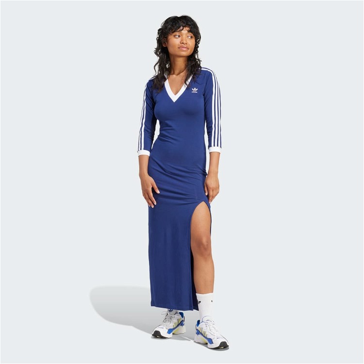 Dress adidas Originals Adicolor Classics 3-Stripes Maxi Dress IP2987 ...