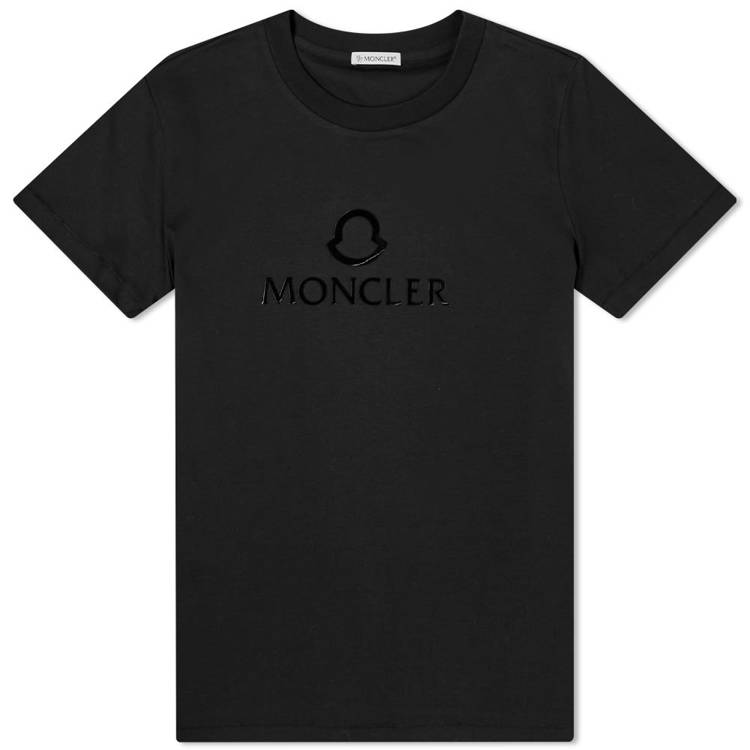 Calvin Klein Performance Flocked Logo T-shirt in Black