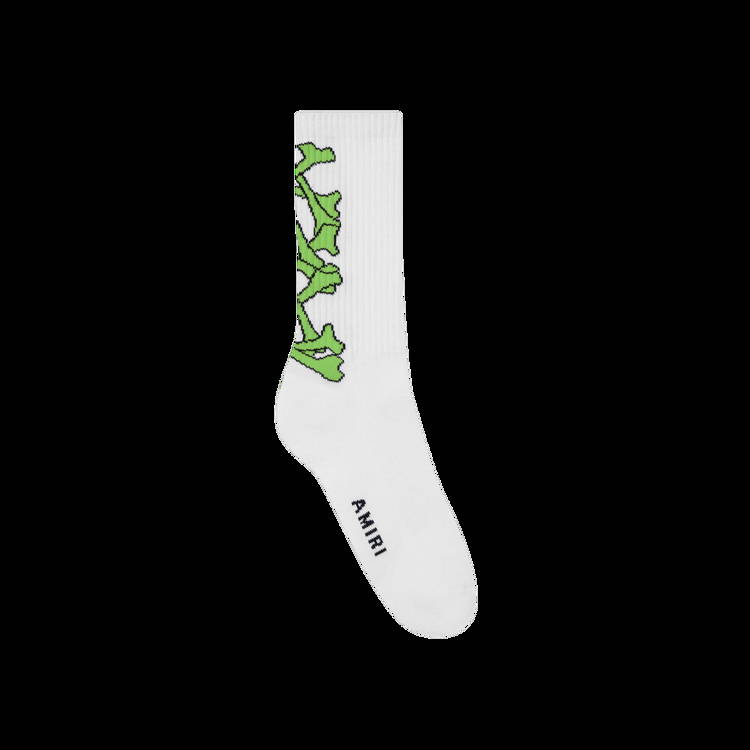 Socks AMIRI Stacked Bones Socks PF22MHR007 146 WHIT | FLEXDOG