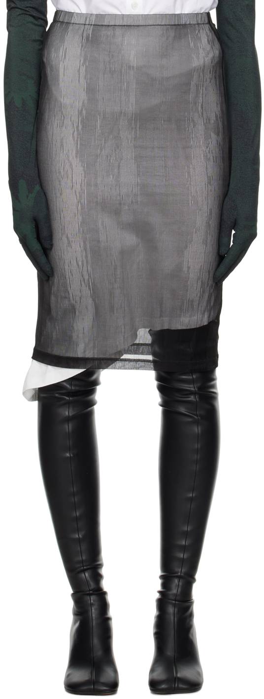 Skirt Midi PRC J20J219883 Jeans Logo | Terry CALVIN Skirt KLEIN FLEXDOG