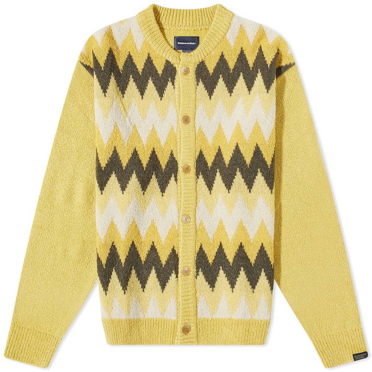 Sweater thisisneverthat Chevron Knit Cardigan TN223KKNCK05-YL