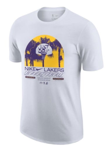 Los Angeles Lakers Jordan Courtside Max 90 T-Shirt - White - Mens