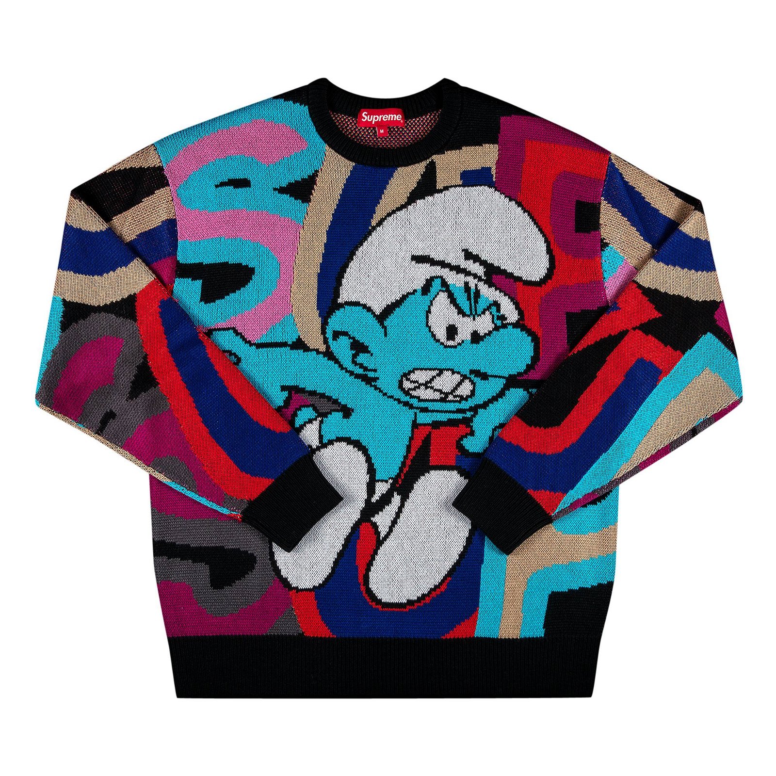 supreme Smurfs Sweater L size