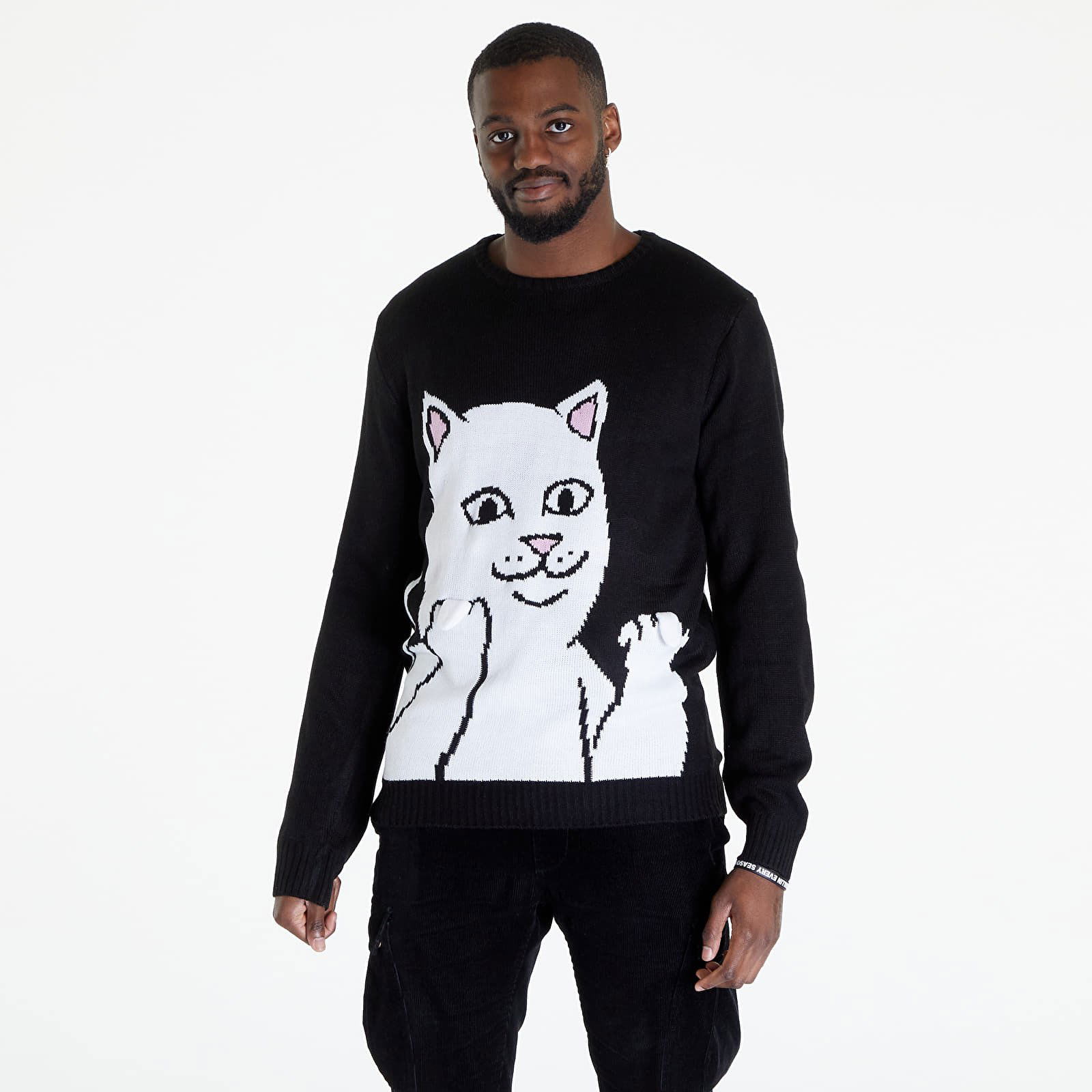 Ripndip cat store sweater