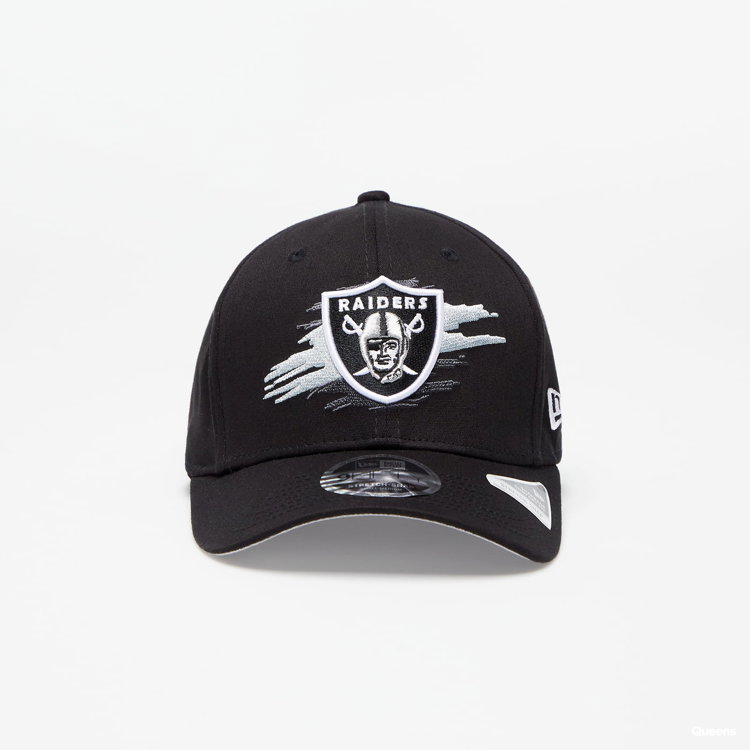 Men's New Era Black Las Vegas Raiders Tear Trucker 9FIFTY Snapback Hat