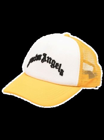 Palm Angels Curved Logo Mesh Cap PMLB068F22FAB0011610