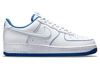 Air Force 1 "07 "Contrast Stitch - White Game Royal"