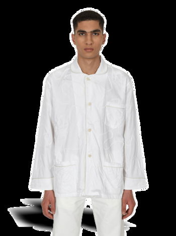 Bode RickRack Pajama Shirt White MRSH000147 WHITE