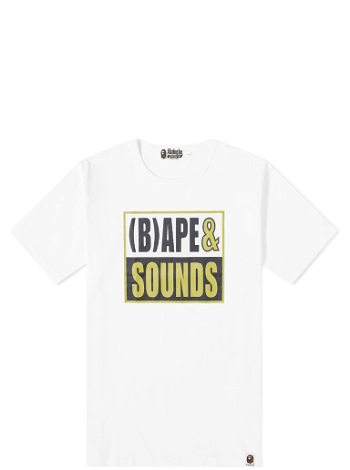 BAPE Ape Sounds Logo T-Shirt 001CSJ801004M-WHT