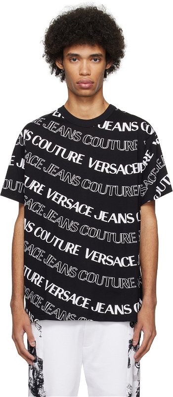 Versace Jeans Couture Jacquard T-Shirt E76GAH6R0_EJS296