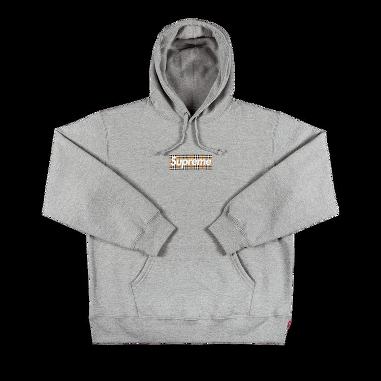 Sweatshirt Supreme Burberry x Box Logo Hooded Sweatshirt 'Heather