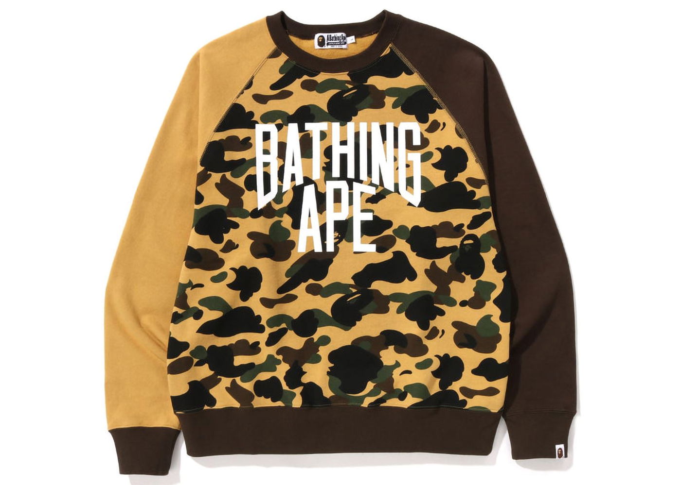 Sweater BAPE 1st Camo Crazy NYC Logo Relaxed Fit Crewneck 1J30-113