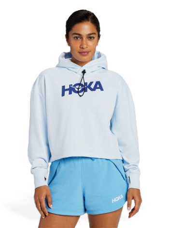 Hoka One One HOKA Sweat à capuche Chaussures pour Femme en Ice Water Taille S | Lifestyle 1135055-IWT