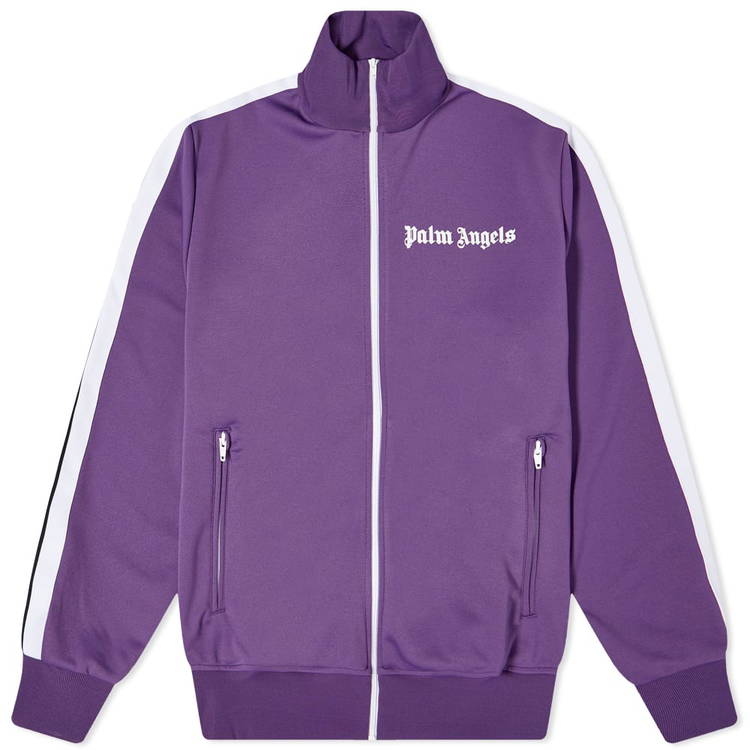 PALM ANGELS Funnel Zip Tracksuit Jacket