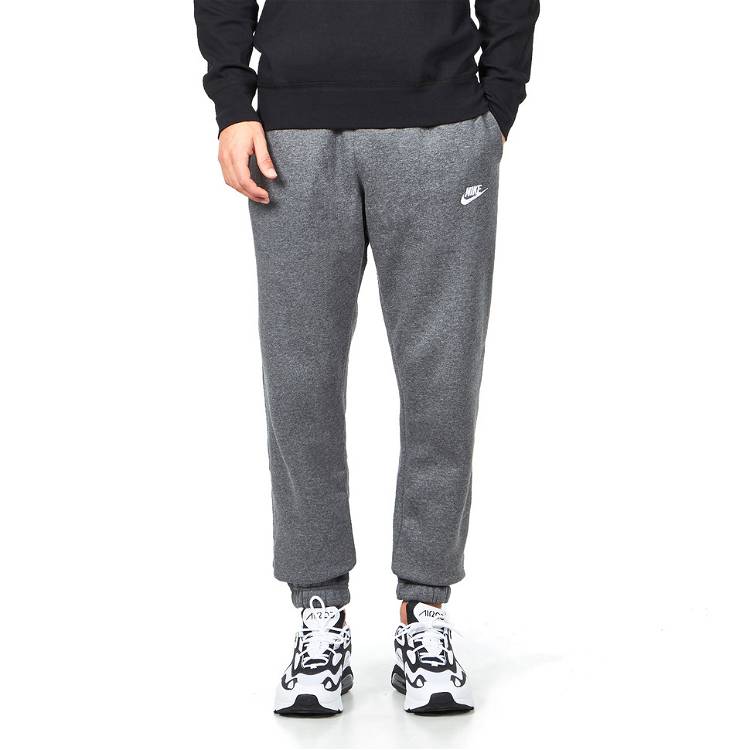 Nike Sportswear CLUB PANT WIDE - Tracksuit bottoms - black/white