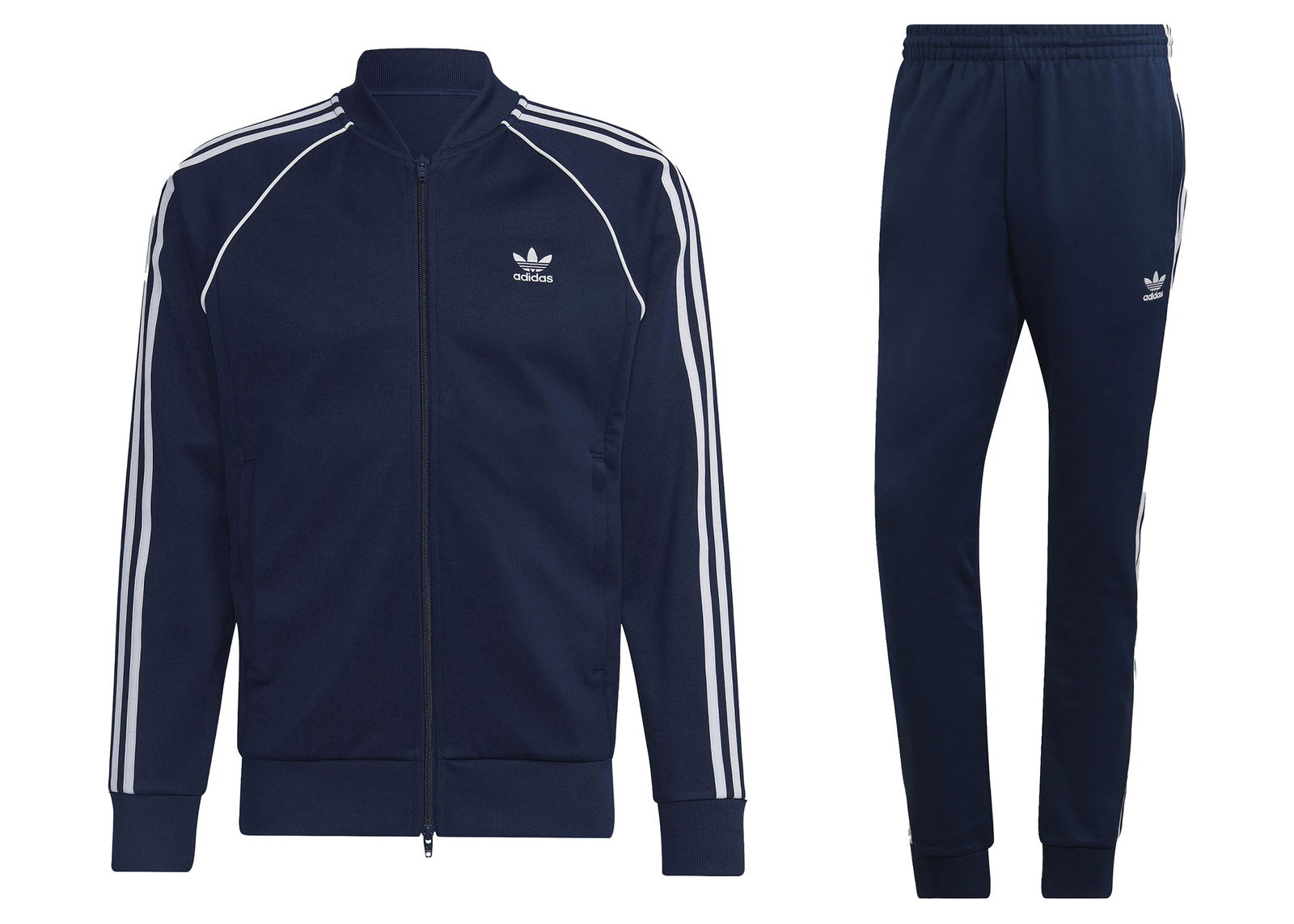 adidas Primeblue SST Track Pants 'Night Indigo/White' - HK7353