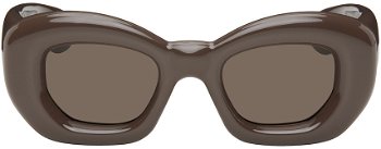 Loewe Brown Inflated Butterfly Sunglasses LW40117I 192337148491