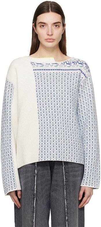 Maison Margiela MM6 Paneled Sweater SH0HL0003 S18451