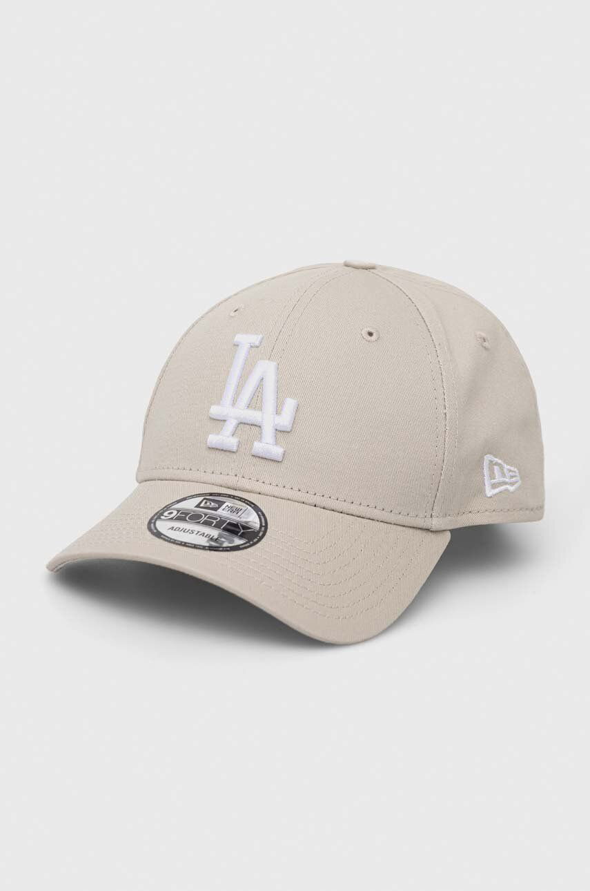 La Dodgers Team Outline Black 9FORTY Adjustable Cap