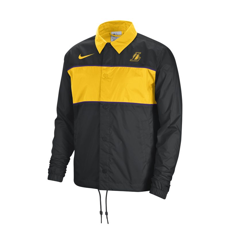 Nike Men's Los Angeles Lakers Courtside Woven Jacket | Dick's Sporting Goods