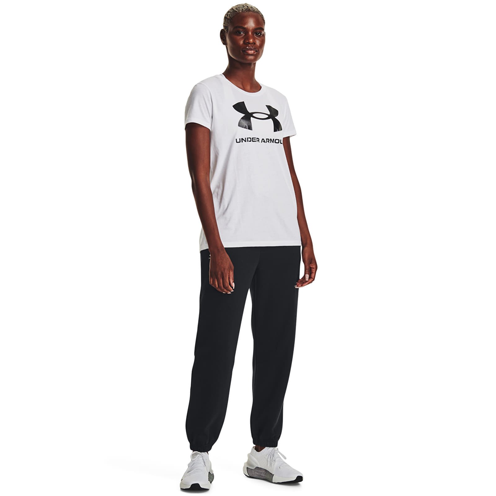 Buy Under Armour Essential Sweatpants black-white (1373034-001