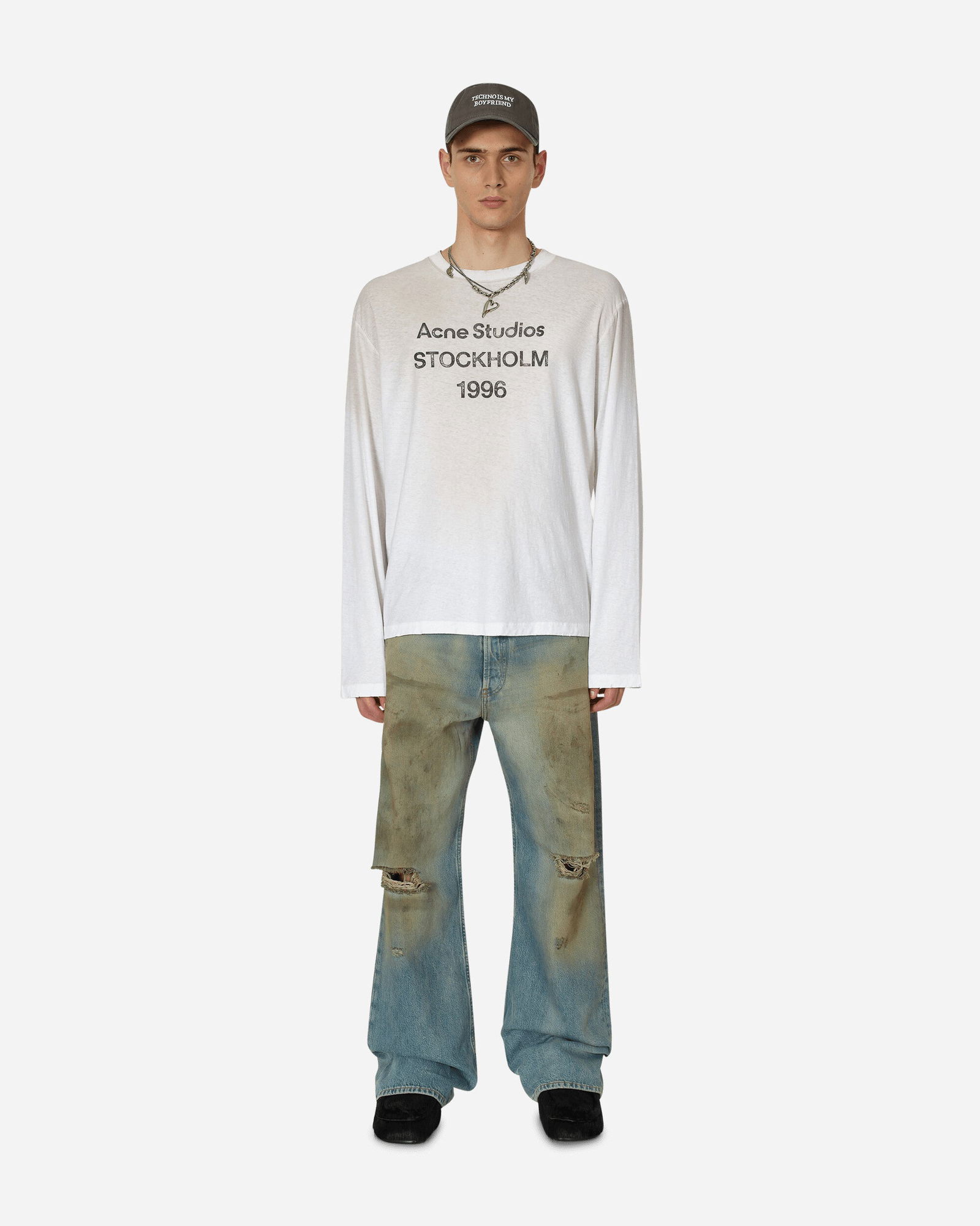 T-shirt Acne Studios Edden 1996 Long Sleeve Tee CL0197-183 | FLEXDOG