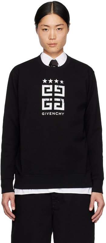 Givenchy 4G Stars Sweatshirt BMJ0HA3YEL001