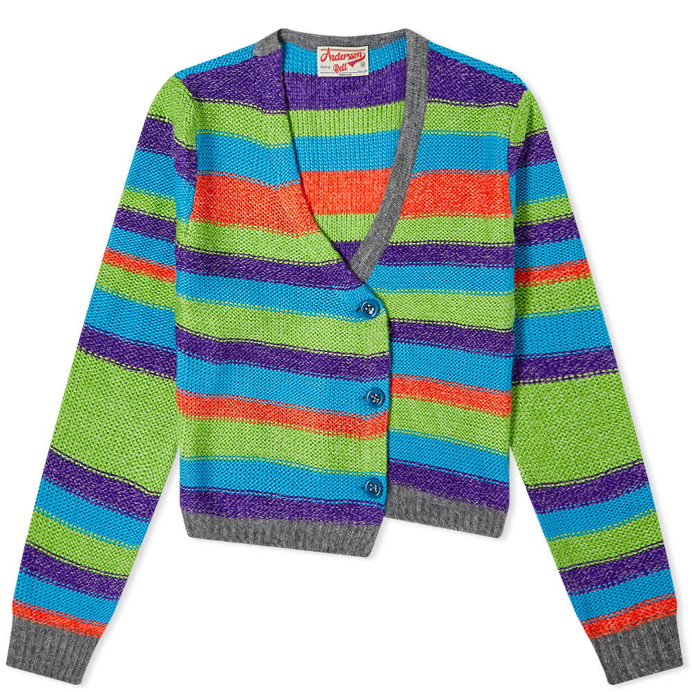 Sweater Andersson Bell Marta Asymetric Stripe Cardigan ATB763W-BLM ...