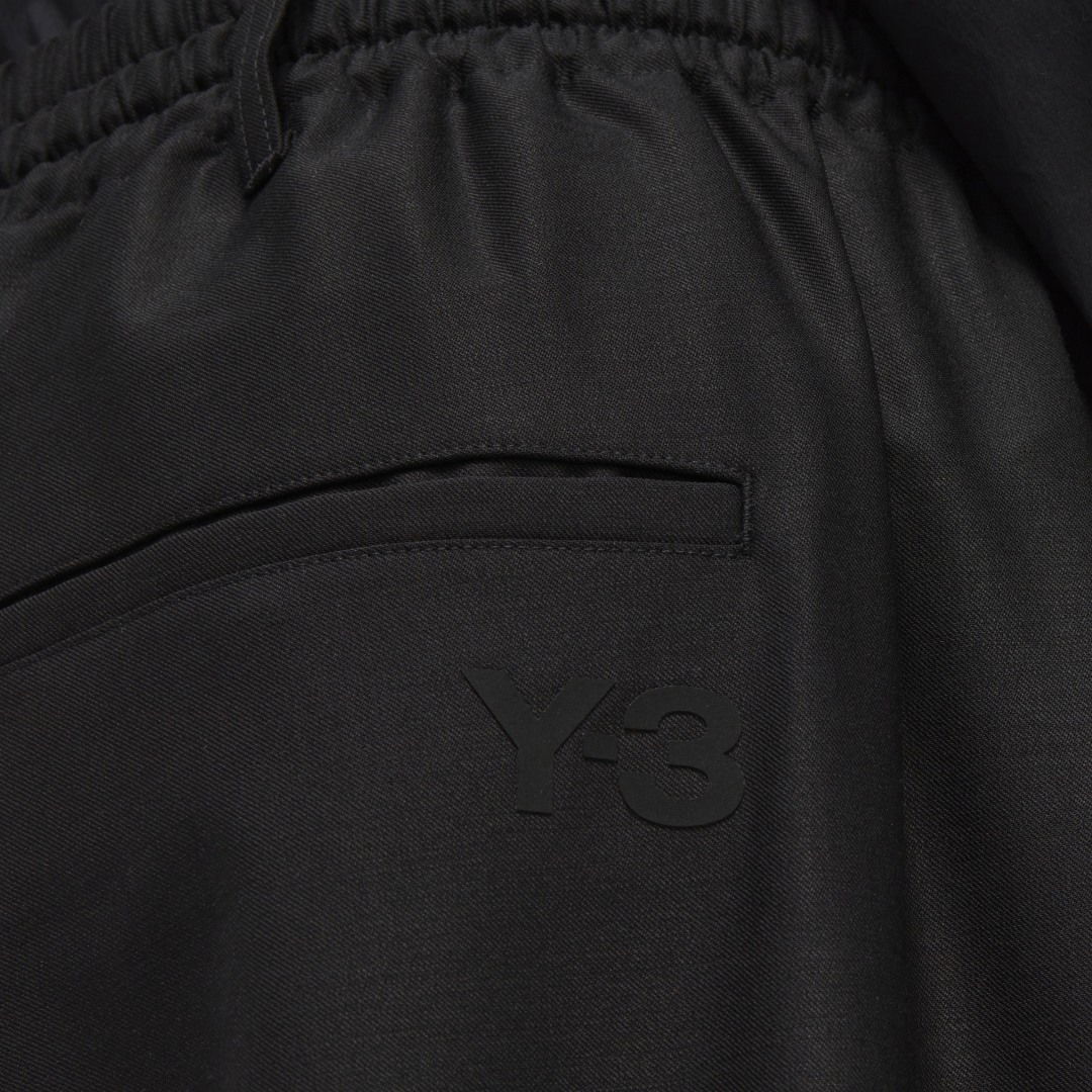 Sweatpants Y-3 3-Stripes Refined Wool Cuffed Pants IB0387 | FLEXDOG