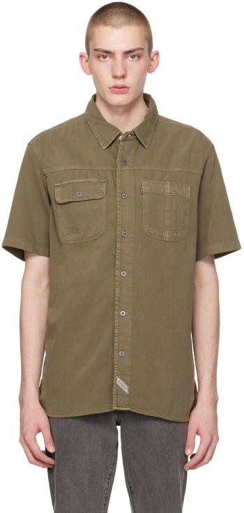 Levi's Khaki Auburn Worker Shirt A7315-0001