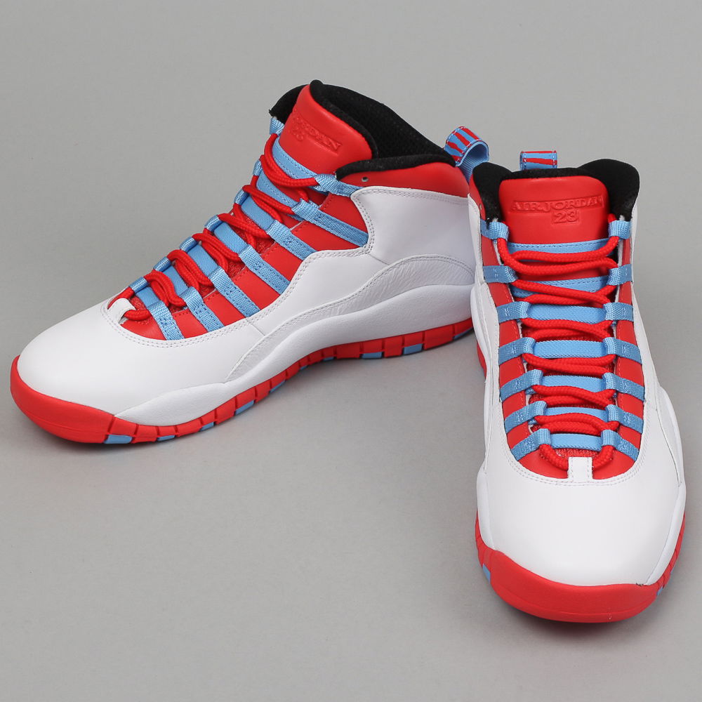 Air jordan retro store 10 red and blue