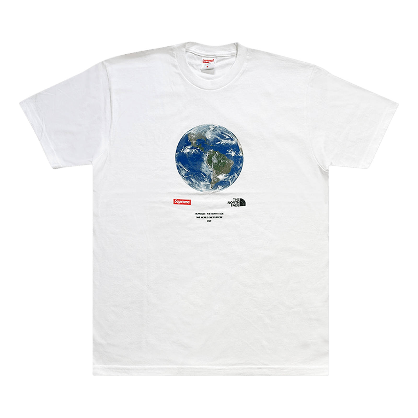 supreme the north face one world tee