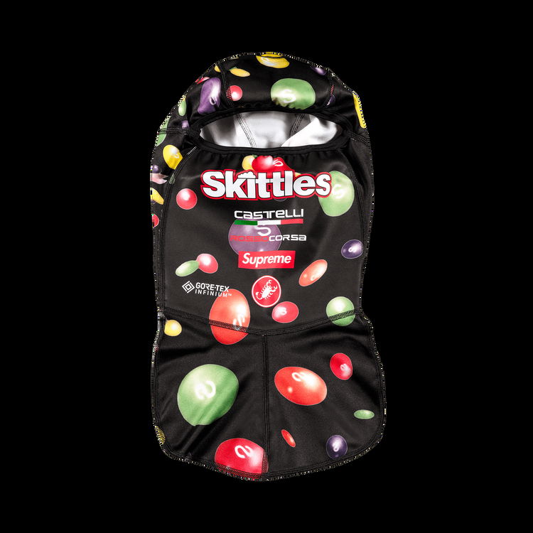 Supreme Skittles x Castelli Balaclava FW21A5 BLACK | FLEXDOG