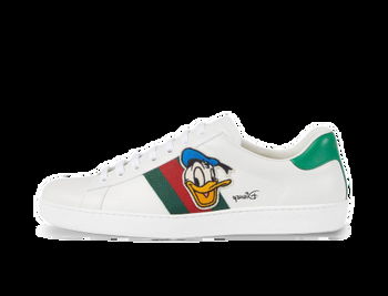 GUCCI SNEAKERS MENS LEATHER DISNEY ACE HUEY DEWEY LOUIE LOGO SHOES