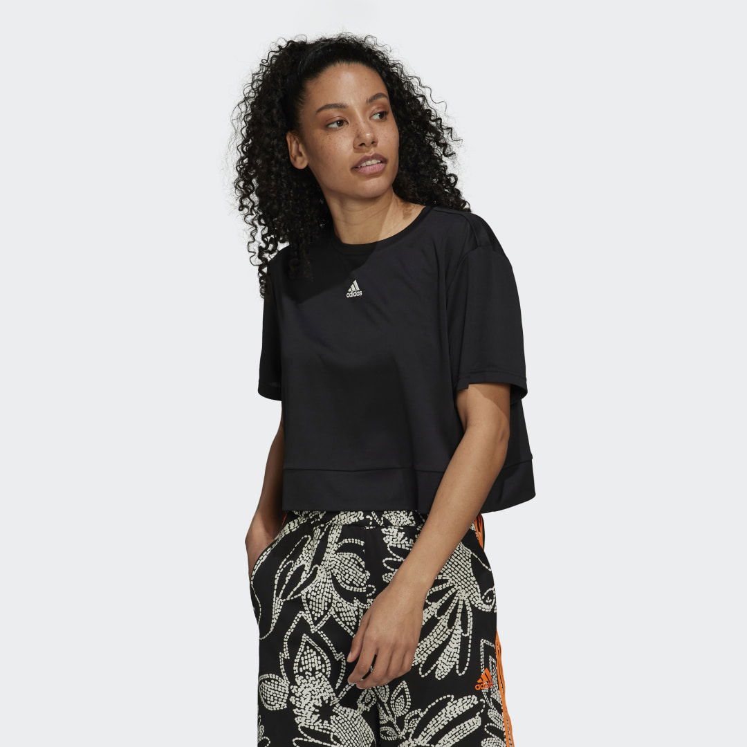 adidas by Stella McCartney TruePace Running Loose Tee - Black | adidas  Canada