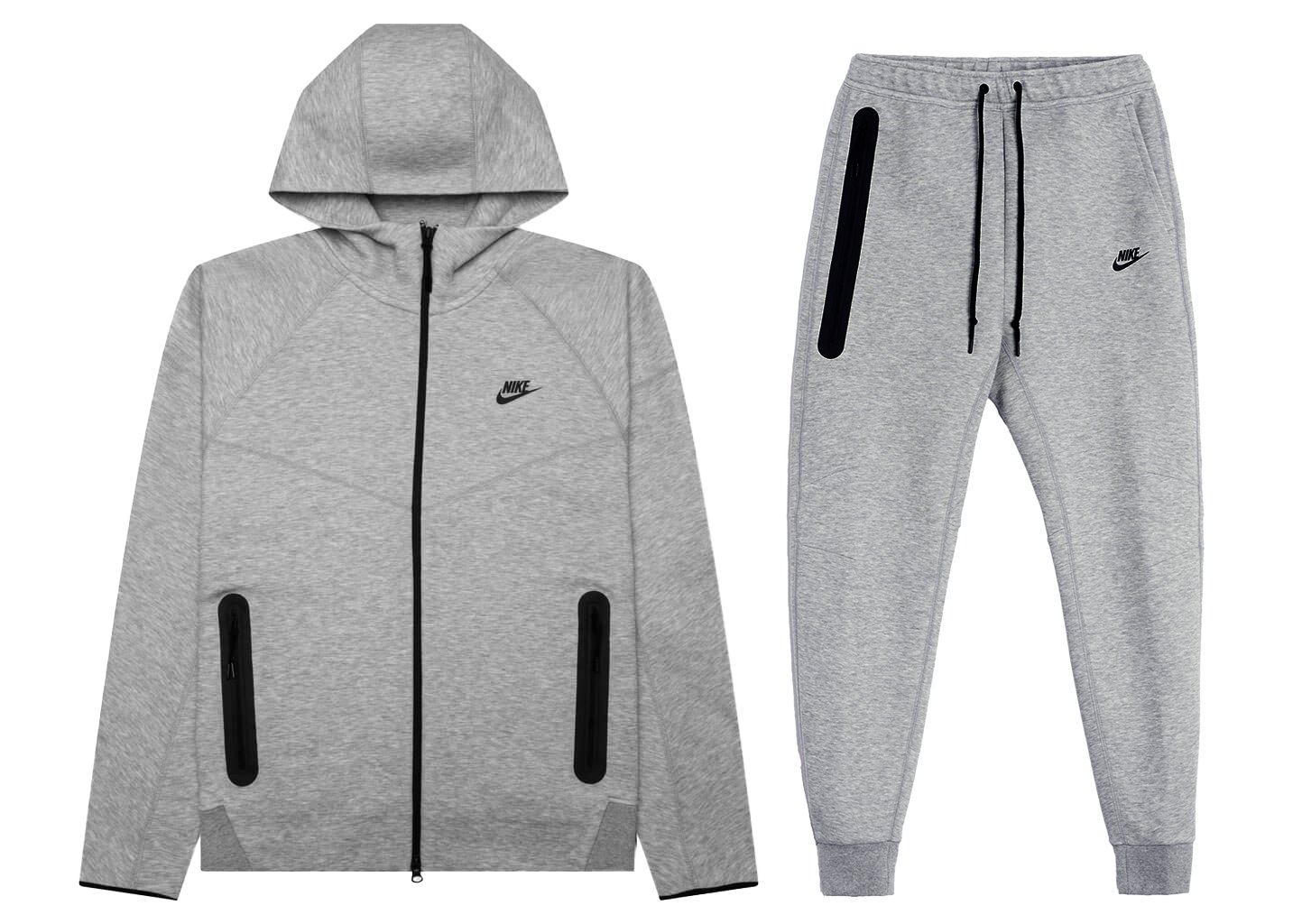 Sports Equipment Nike Sportswear Tech Set Full-Zip FLEXDOG Hoodie & FB7921-063/FB8002-063 | Joggers Fleece