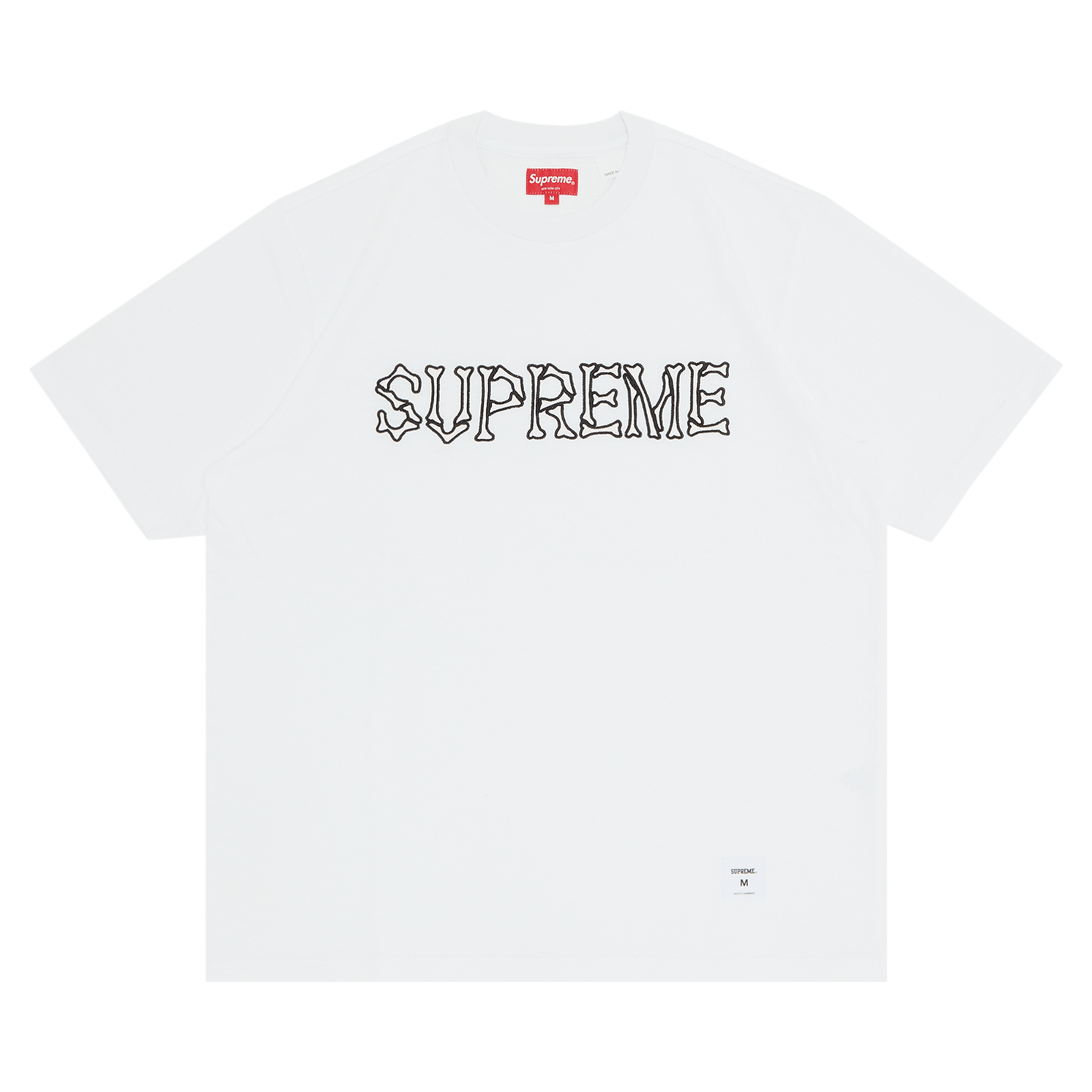 T-shirt Supreme Bones Short-Sleeve Top FW22KN75 WHITE | FLEXDOG