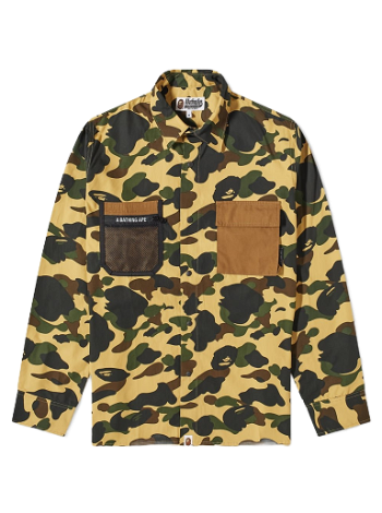 BAPE 1st Camo Outdoor Detail Pocket Relaxed Fit Shi Yellow 001SHI801004M-YLW