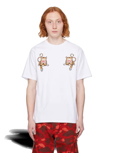 T-shirt BAPE Bicolor Busy Works Tee 001TEI301025M-WHT | FLEXDOG