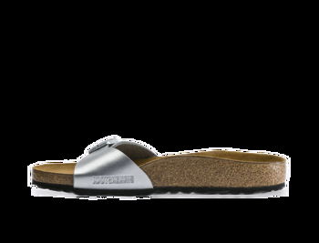 Birkenstock Madrid Birko-Flor Silver Narrow Fit W 40413