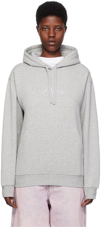 Dime Embroidered Hoodie DIMEHO2321GRY