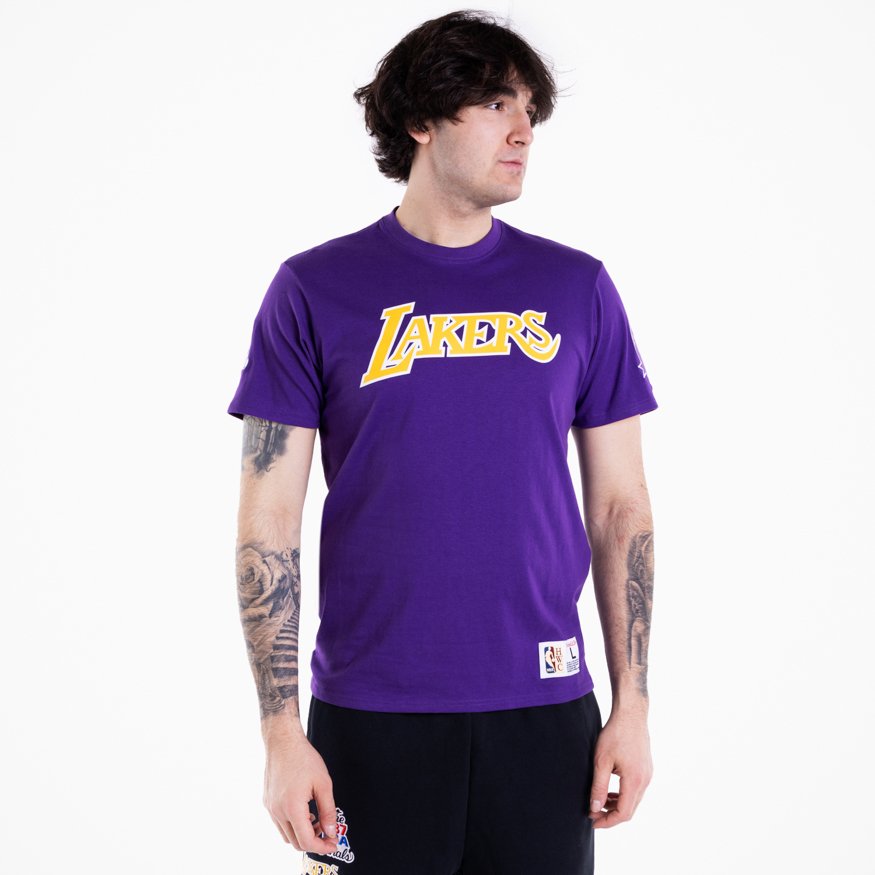 T-shirts Mitchell & Ness NBA N&N Tee Lakers Magic Johnson Black