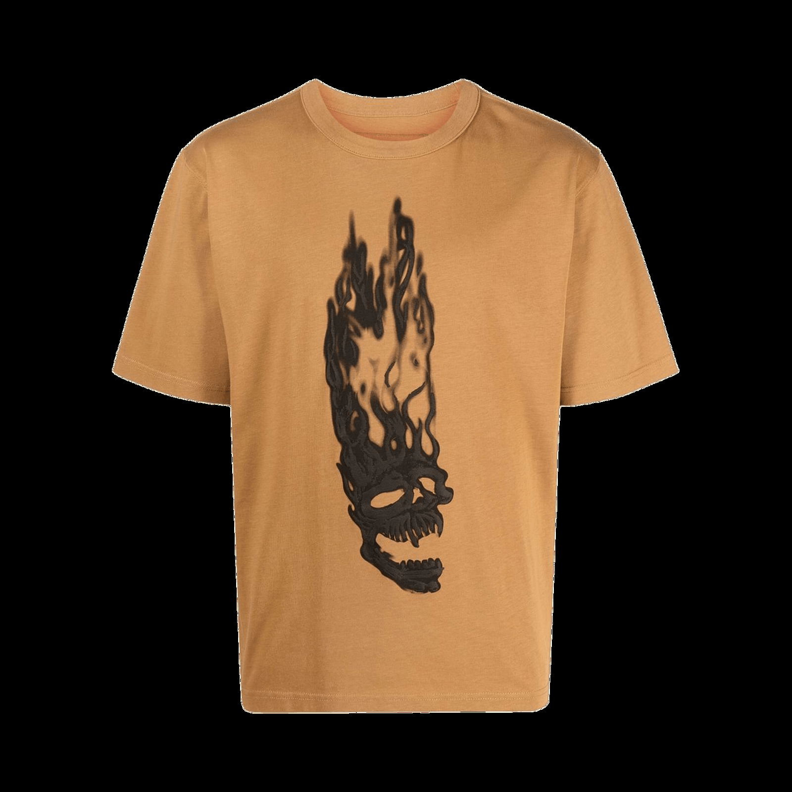 T-shirt HERON PRESTON Flaming Skulls Tee HMAA032F22JER0016410