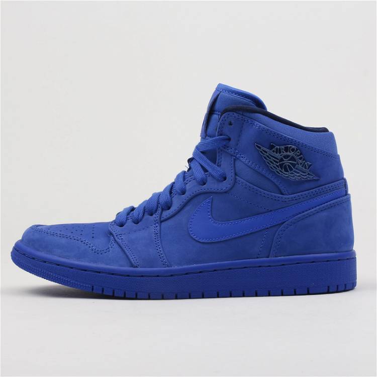 Nike 1 Retro Blue Suede - Blue - Hi-Top Sneakers