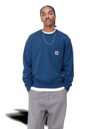 Sweater WTAPS Locks Crewneck 222ATDT-CPM02S-NVY | FLEXDOG