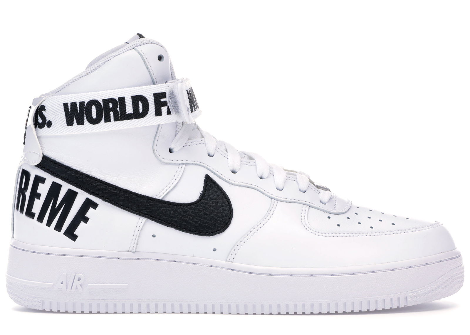 Nike Air Force 1 High Supreme World Famous White 698696-100 | FLEXDOG