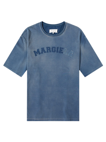 Maison Margiela Distressed College Logo Tee S50GC0685-S23883-469