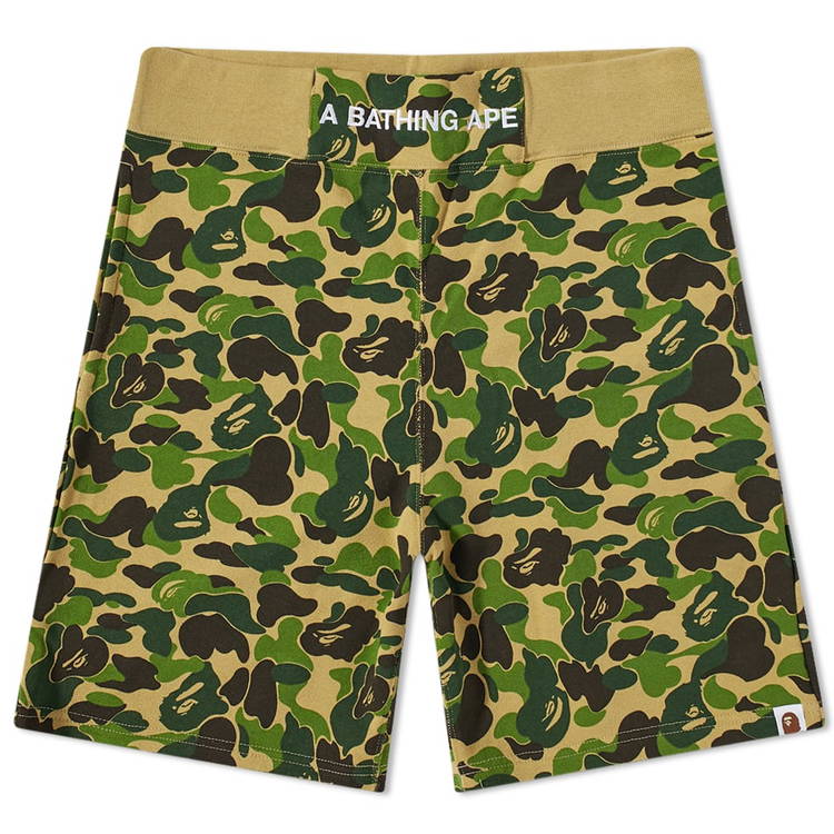 Shorts BAPE Camo Sweat Short 001SPI301017M-GRN | FLEXDOG